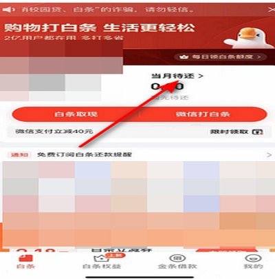 京东白条找商家兑现