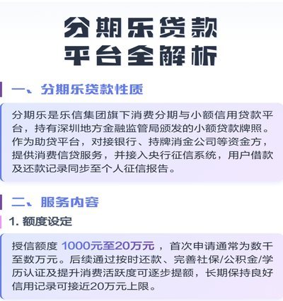 qq分期乐贷款可靠吗